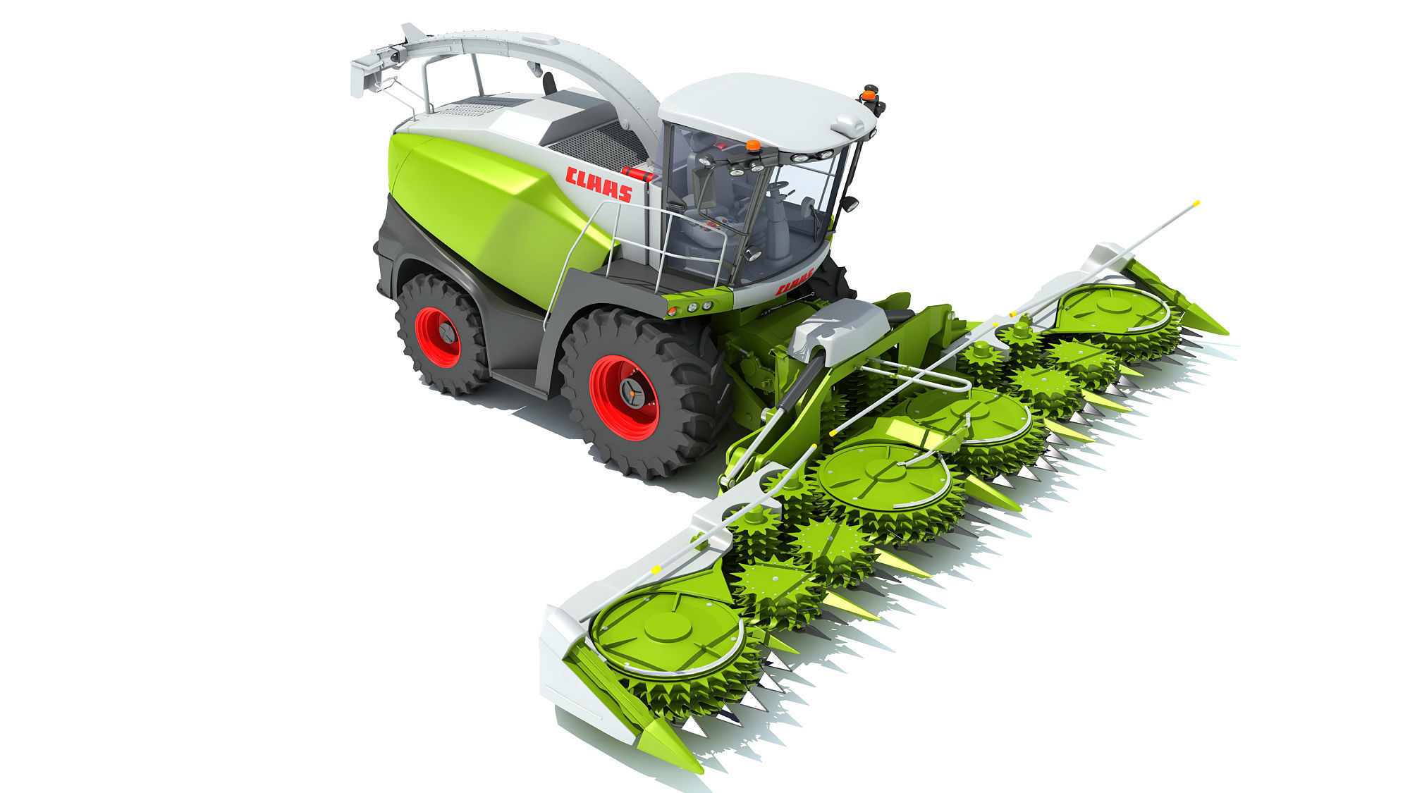 Forage Harvester Claas Jaguar 3D model_8