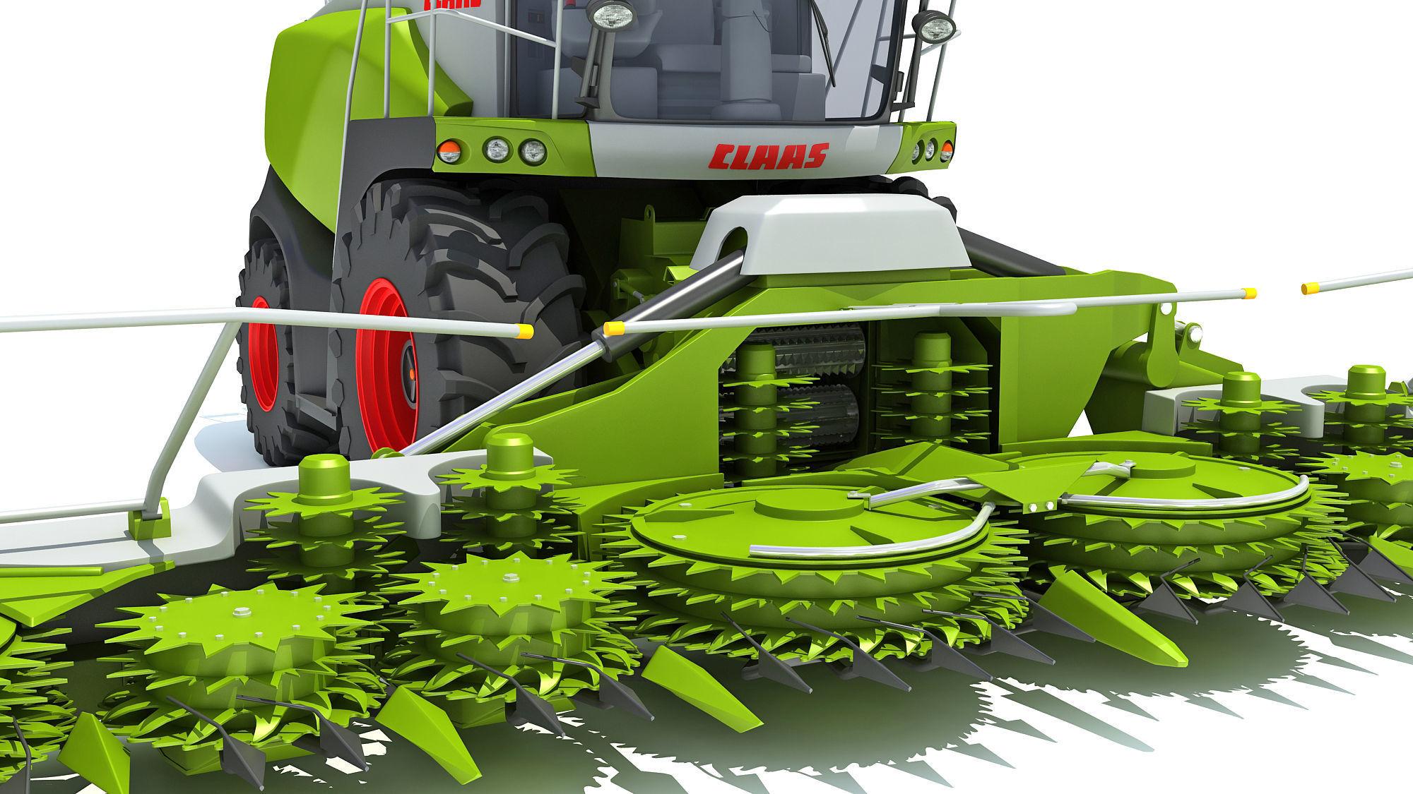 Forage Harvester Claas Jaguar 3D model_13