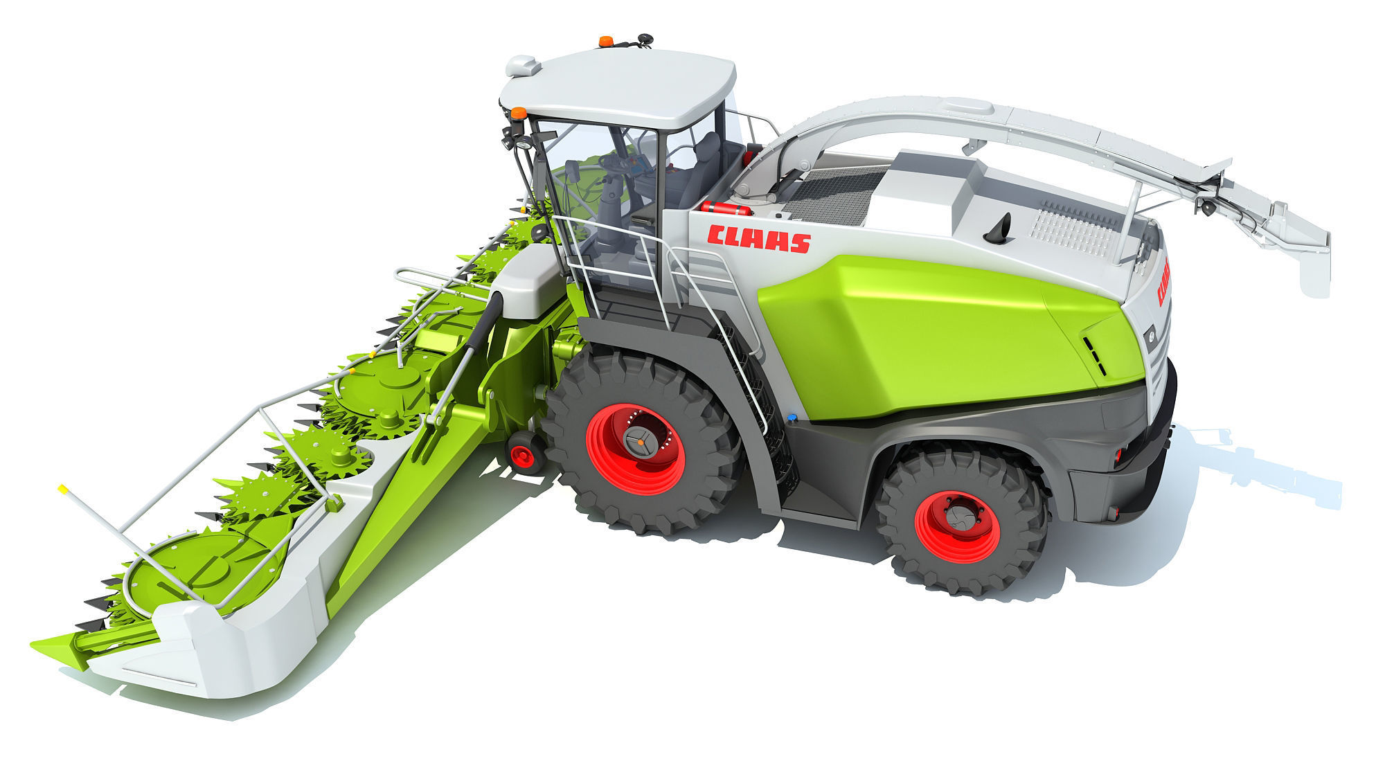 Forage Harvester Claas Jaguar 3D model_3