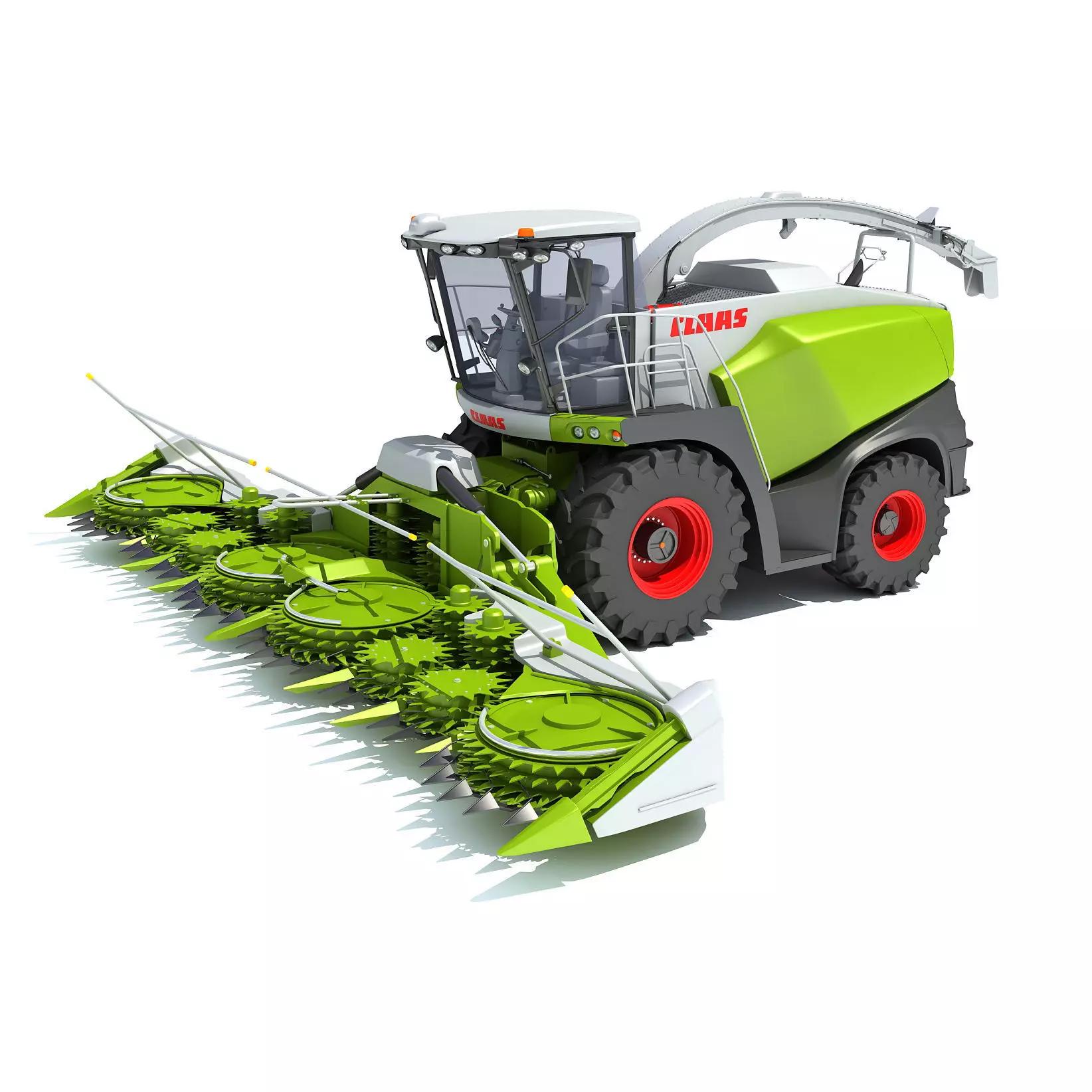Forage Harvester Claas Jaguar 3D model_0