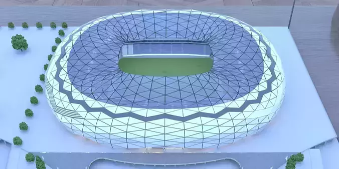 Education City Stadium Qatar2022 worldcup 3D model