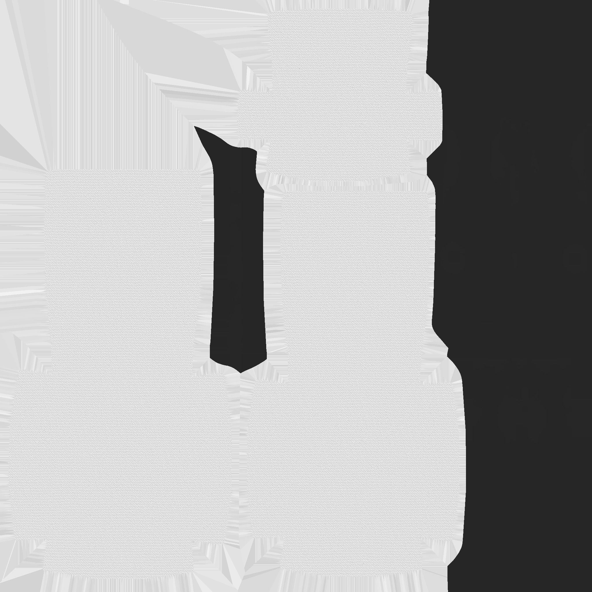 Pink Armchair - Furniture Interior Design Low-poly 3D model_17