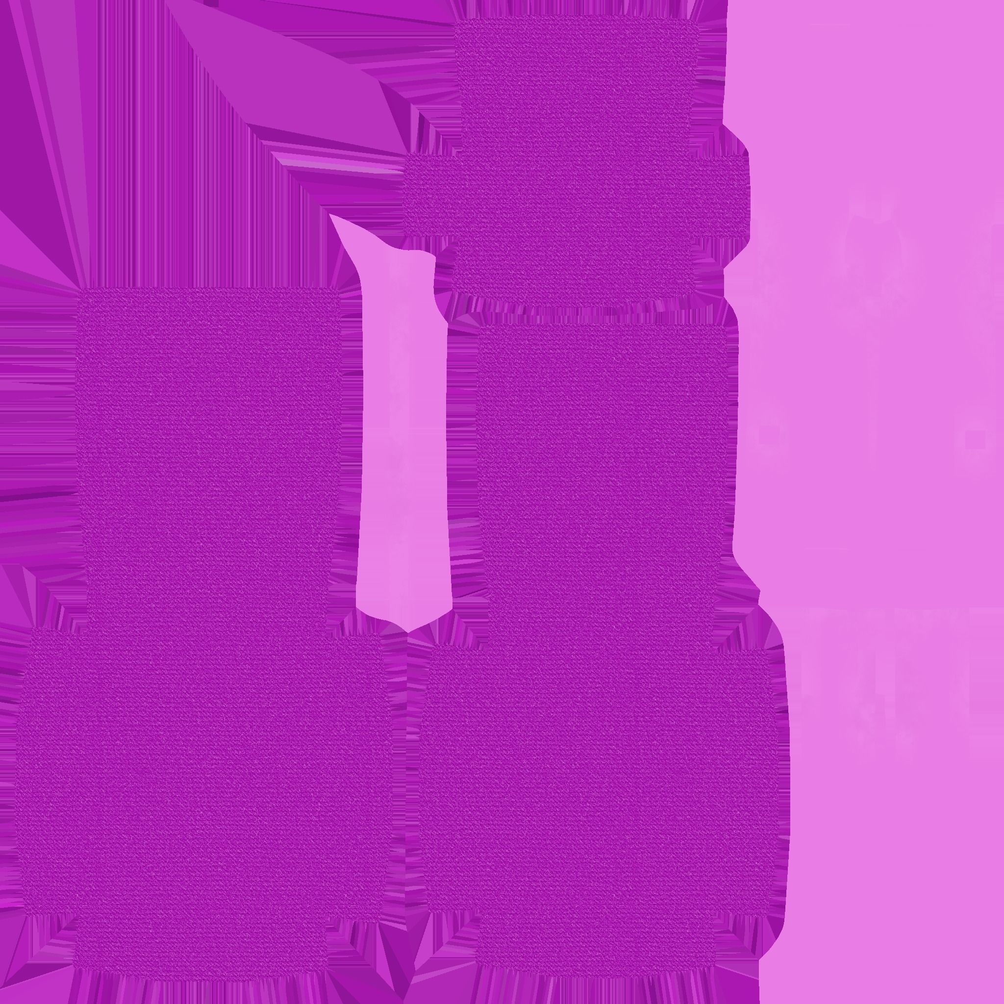 Pink Armchair - Furniture Interior Design Low-poly 3D model_13