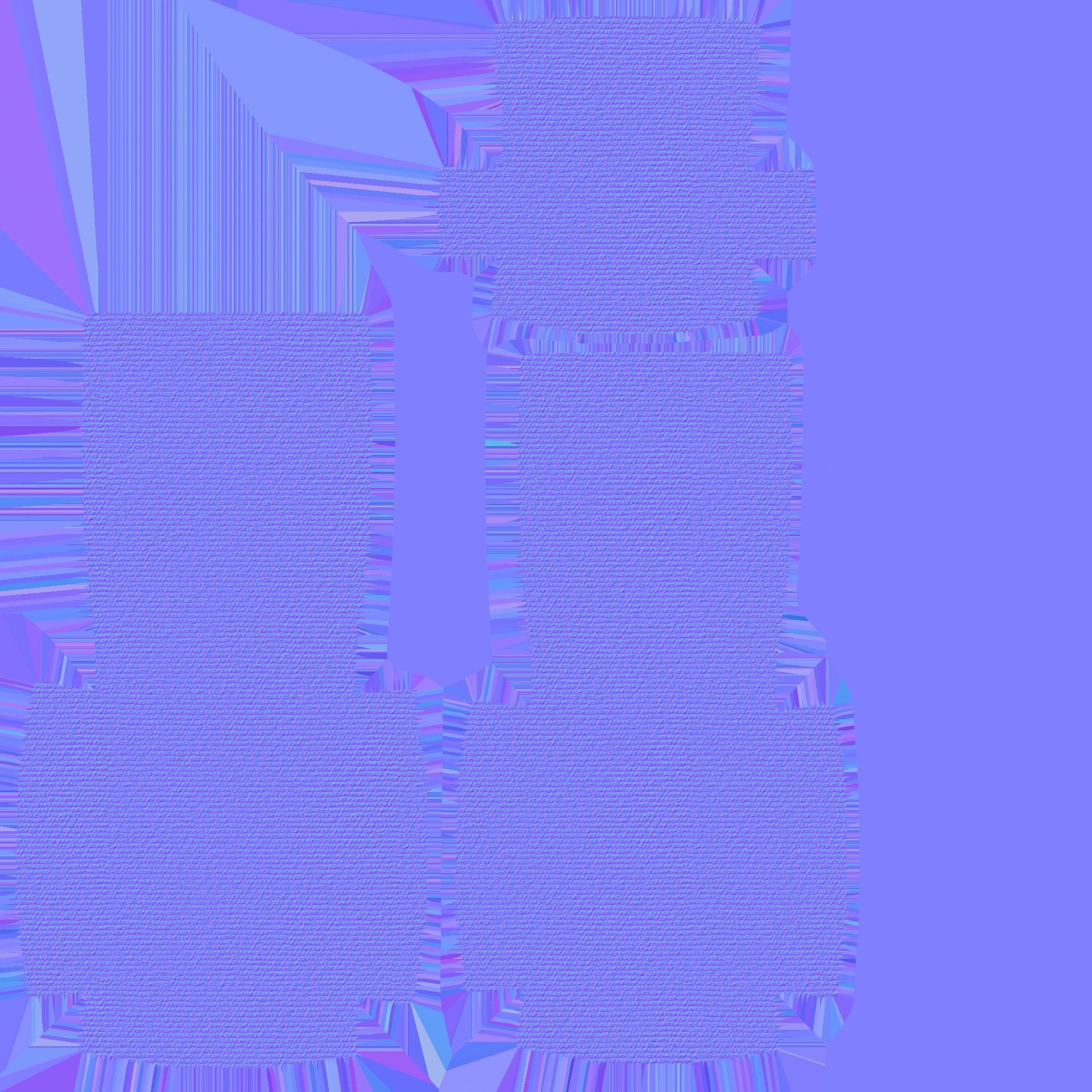 Pink Armchair - Furniture Interior Design Low-poly 3D model_16