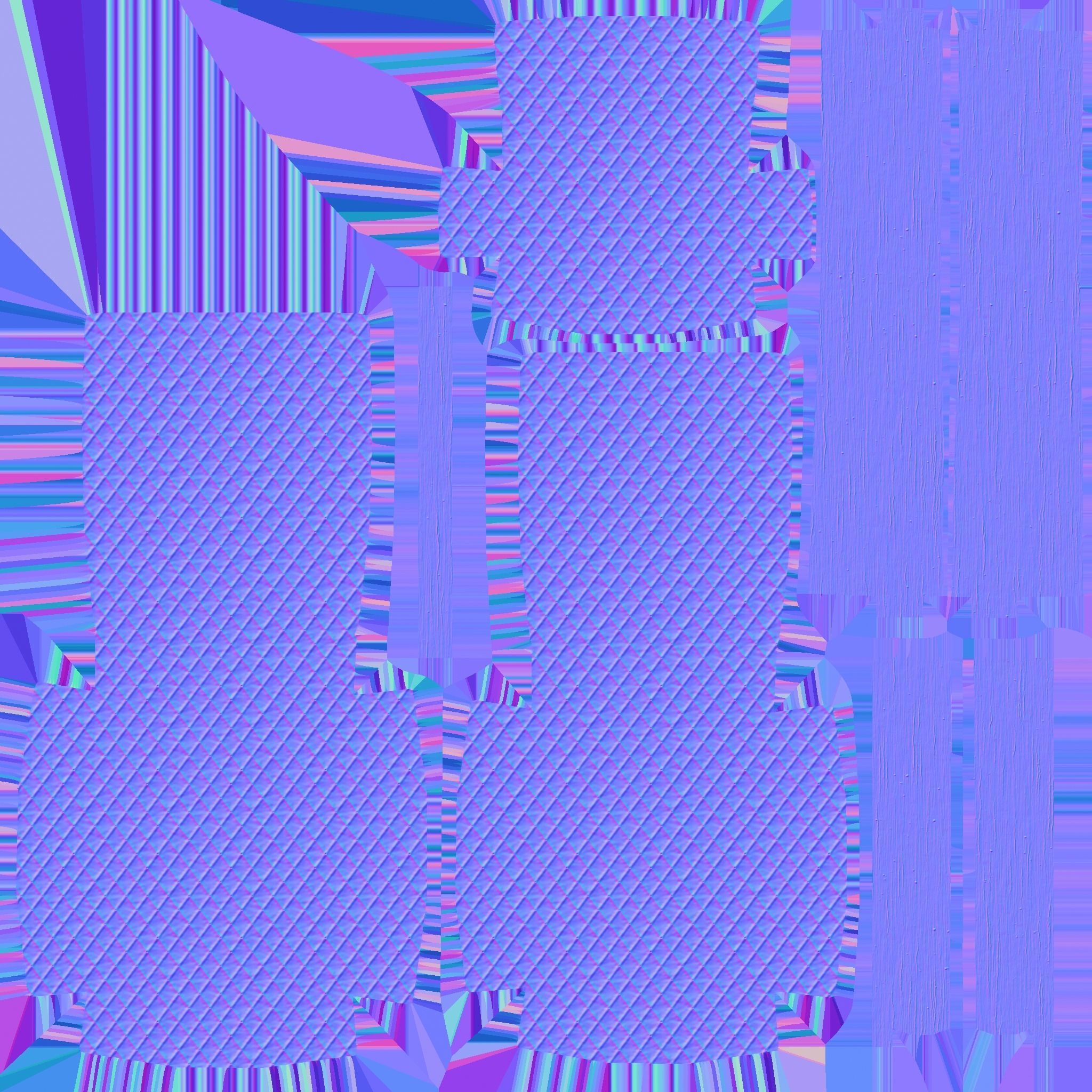 Leather Armchair - Furniture Interior Design Low-poly 3D model_16