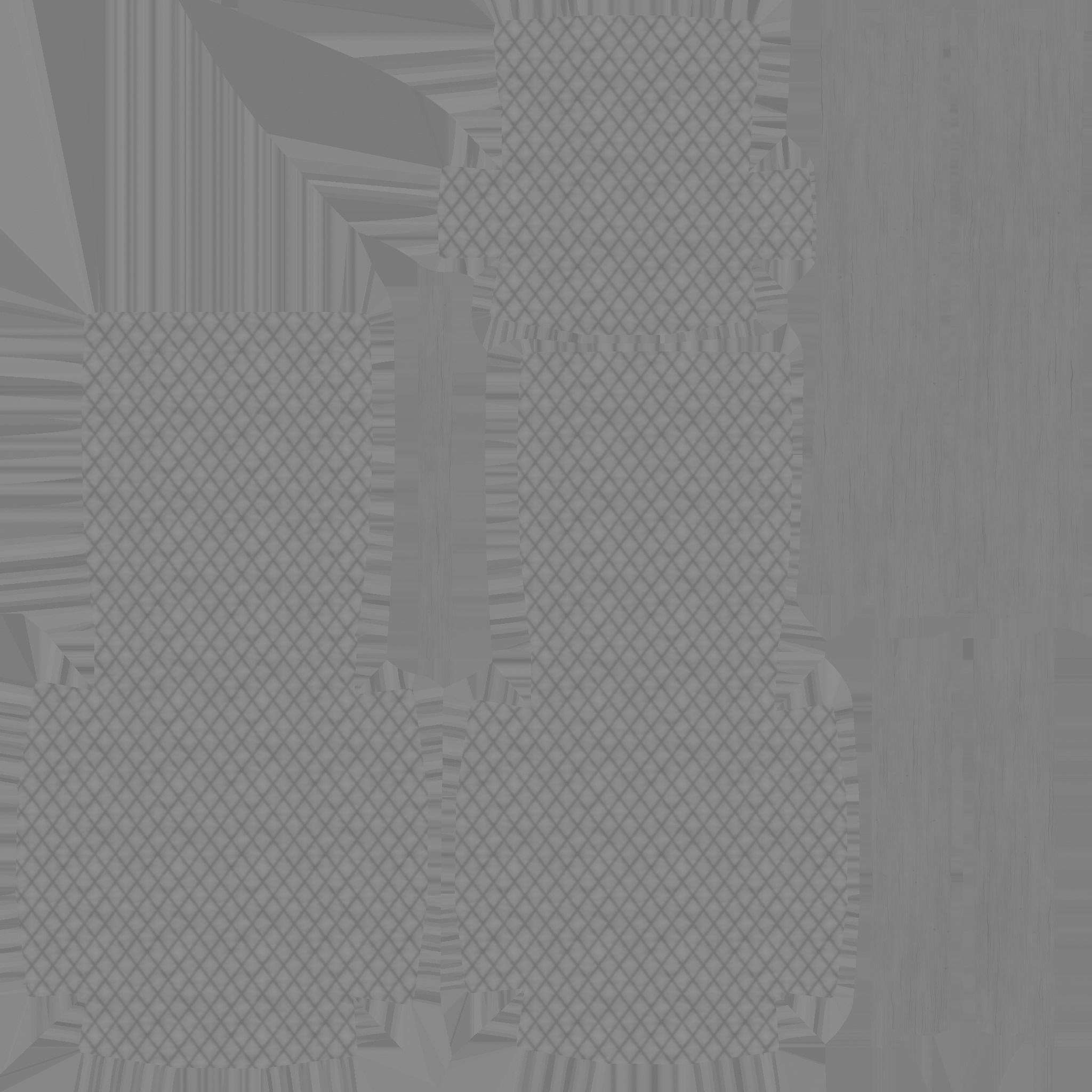 Leather Armchair - Furniture Interior Design Low-poly 3D model_14