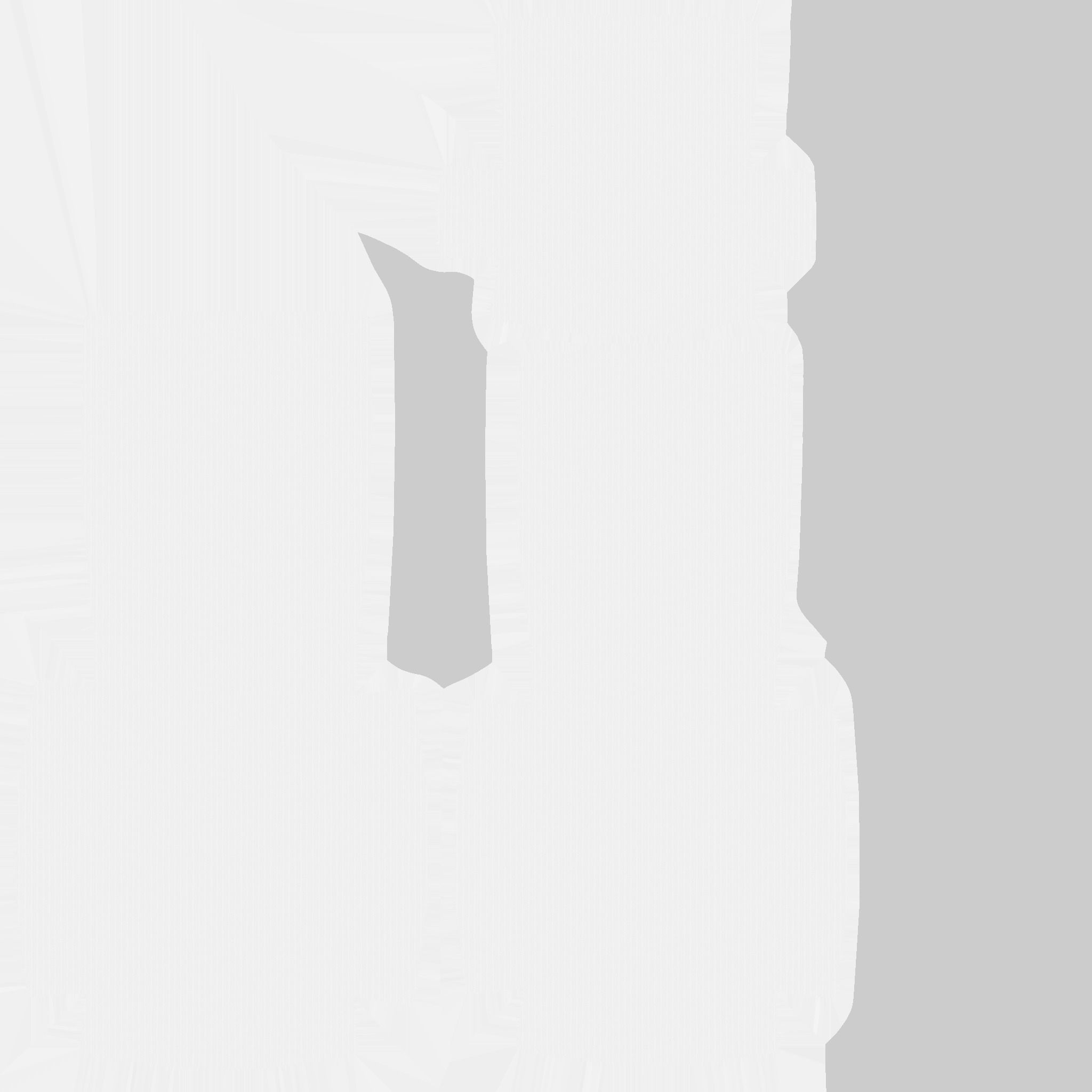 Yellow Wood Armchair - Furniture Interior Design Low-poly 3D model_17