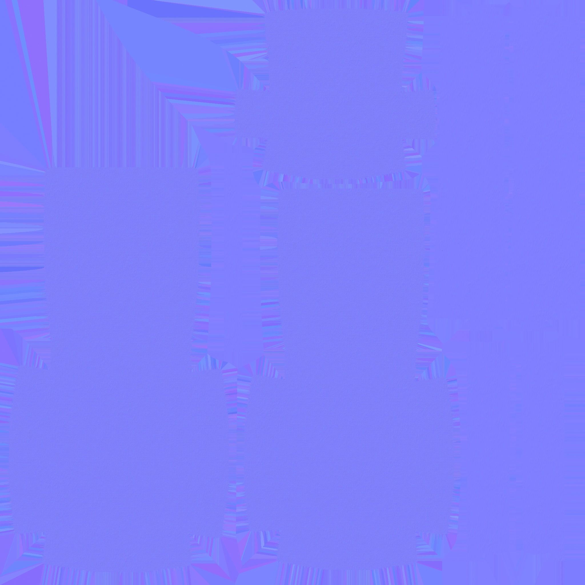 Gray Fabric Armchair - Furniture Interior Design Low-poly 3D model_16