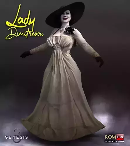 Lady Dimitrescu For G8F And G8-1F 3D model