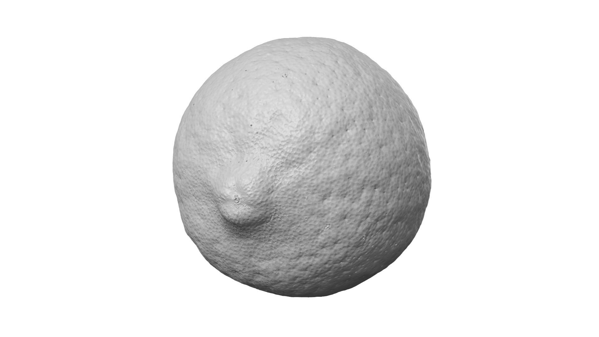 Half a Lemon - Extreme Definition Scanned 3D model_9