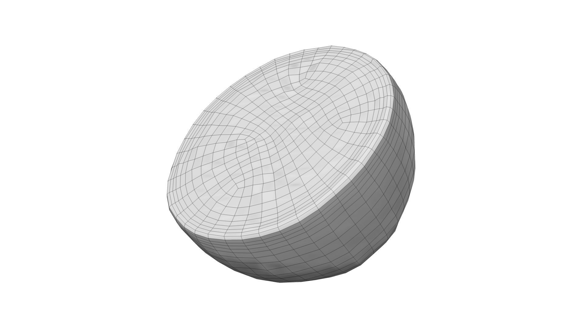 Half a Lemon - Extreme Definition Scanned 3D model_5