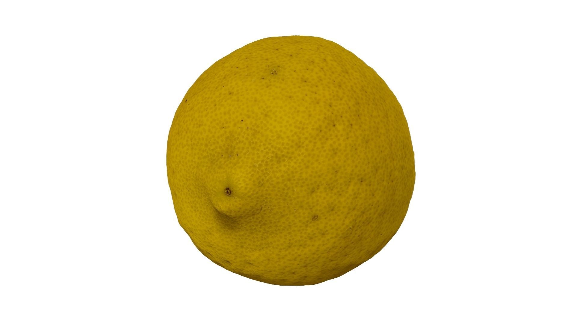 Half a Lemon - Extreme Definition Scanned 3D model_8