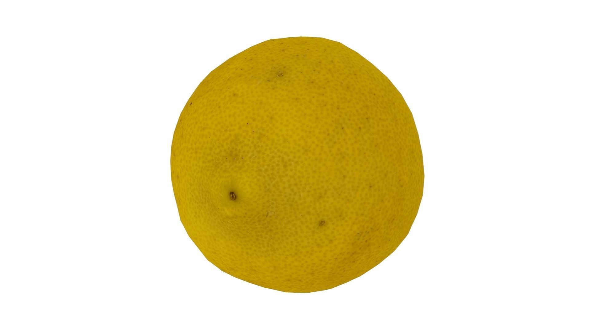 Half a Lemon - Half a Lemon Scanned Low-poly 3D model_3