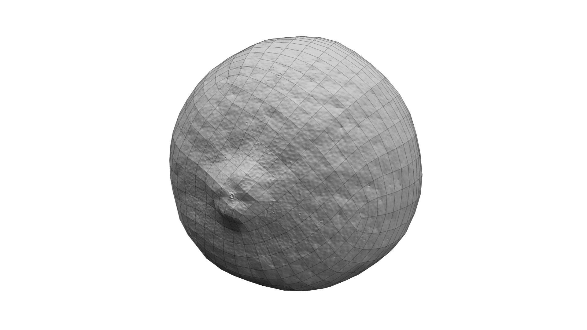 Half a Lemon - Half a Lemon Scanned Low-poly 3D model_5