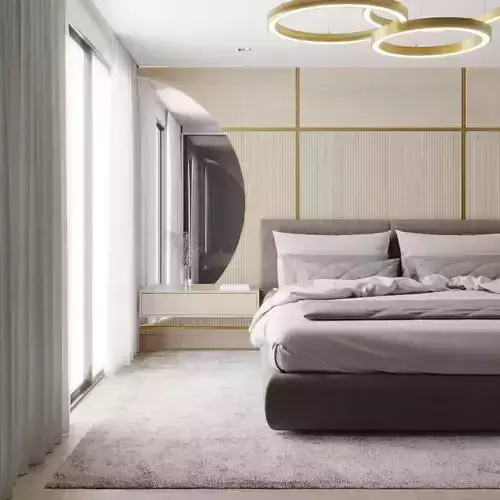 Luxury Master Bedroom 3D model