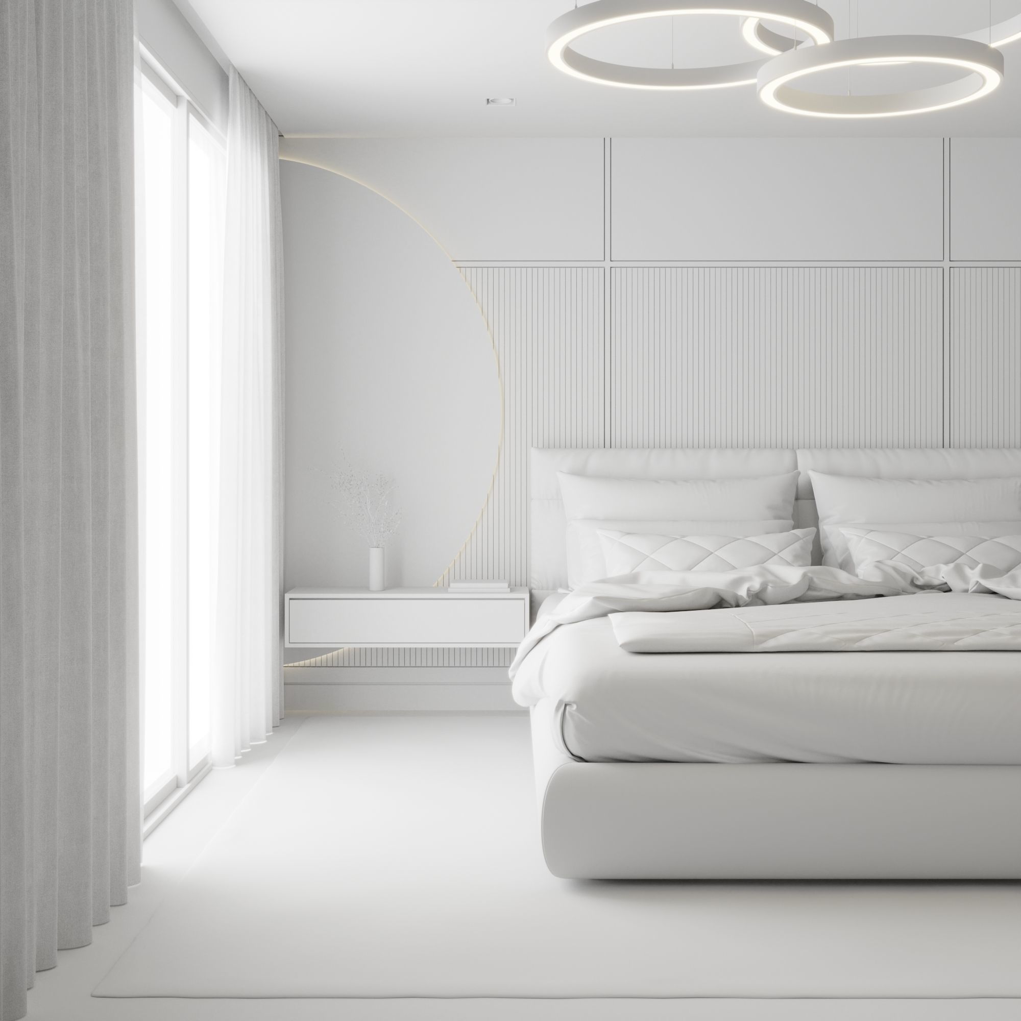 Luxury Master Bedroom 3D model 3D model_1