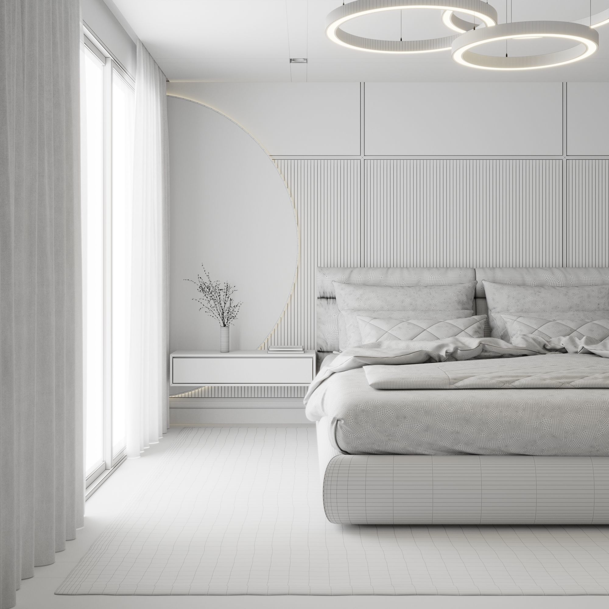 Luxury Master Bedroom 3D model 3D model_2
