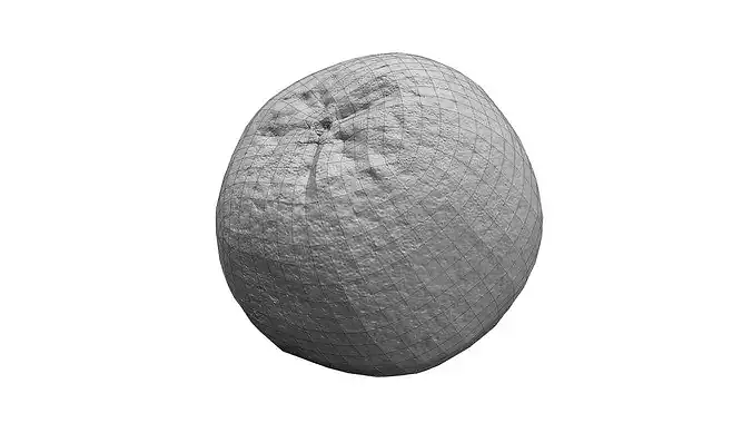 Bahia Orange - Real-Time Scanned Low-poly 3D model 3