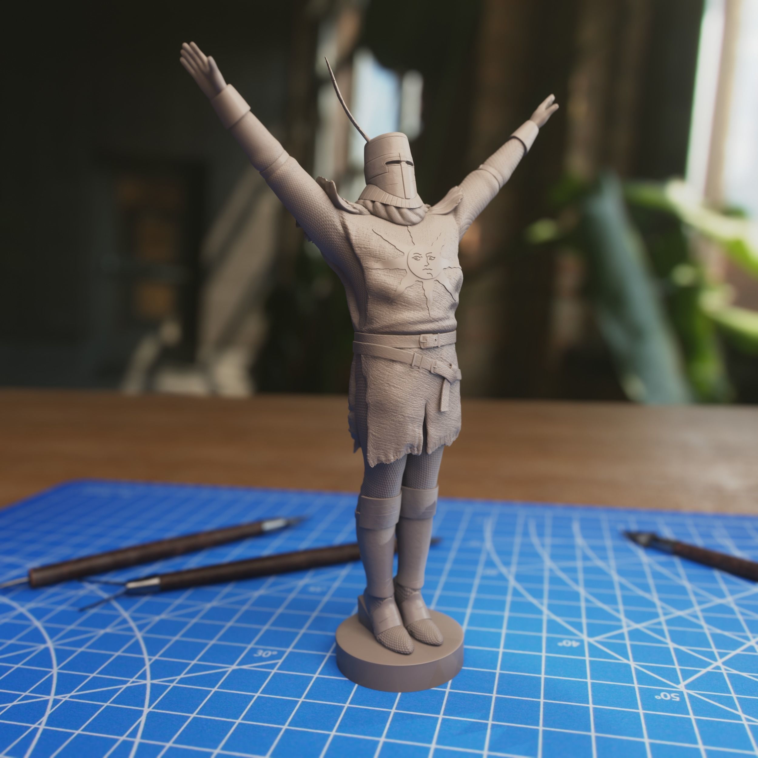 Dark Souls - Solaire Of Astora BUNDLE 3D print model_1