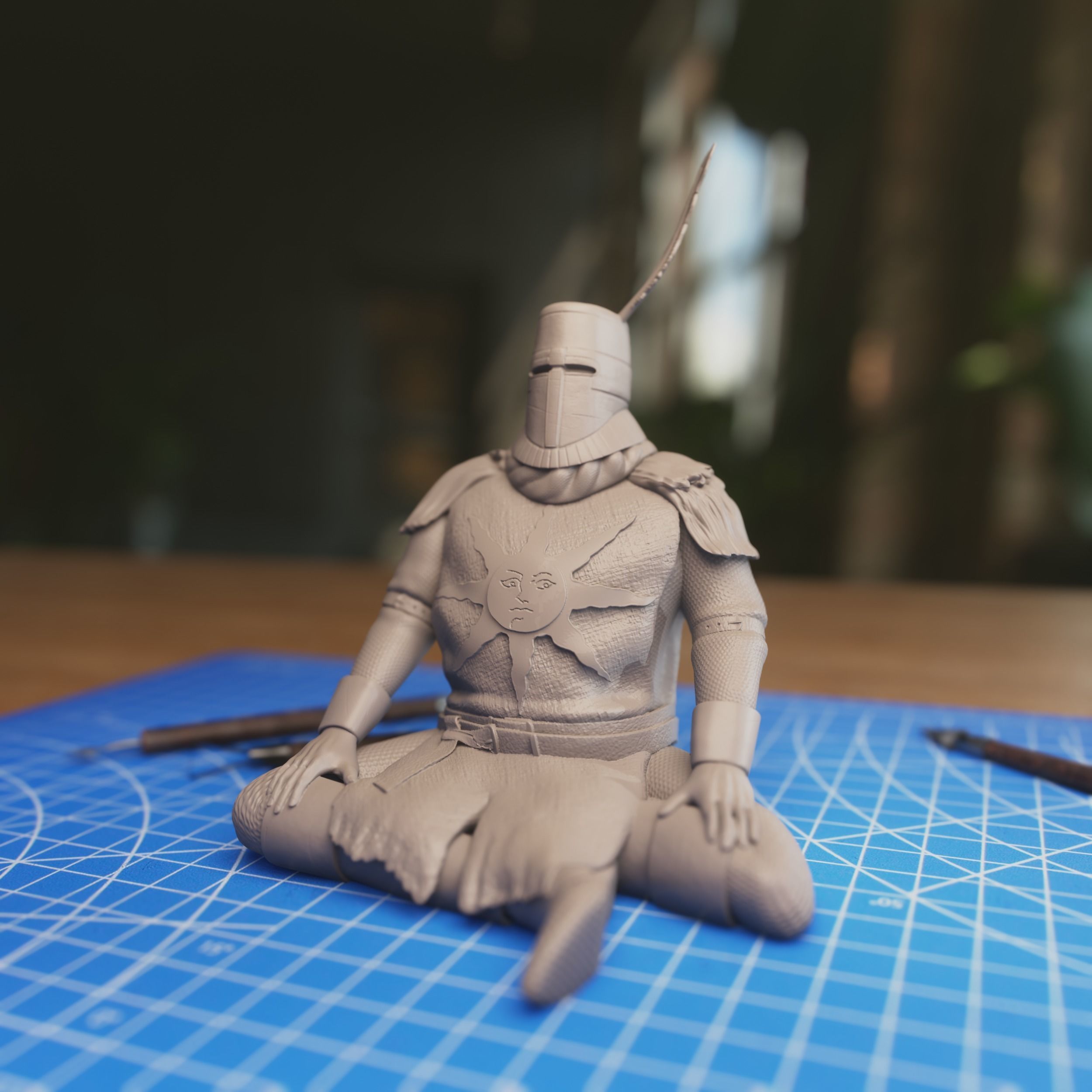 Dark Souls - Solaire Of Astora BUNDLE 3D print model_3