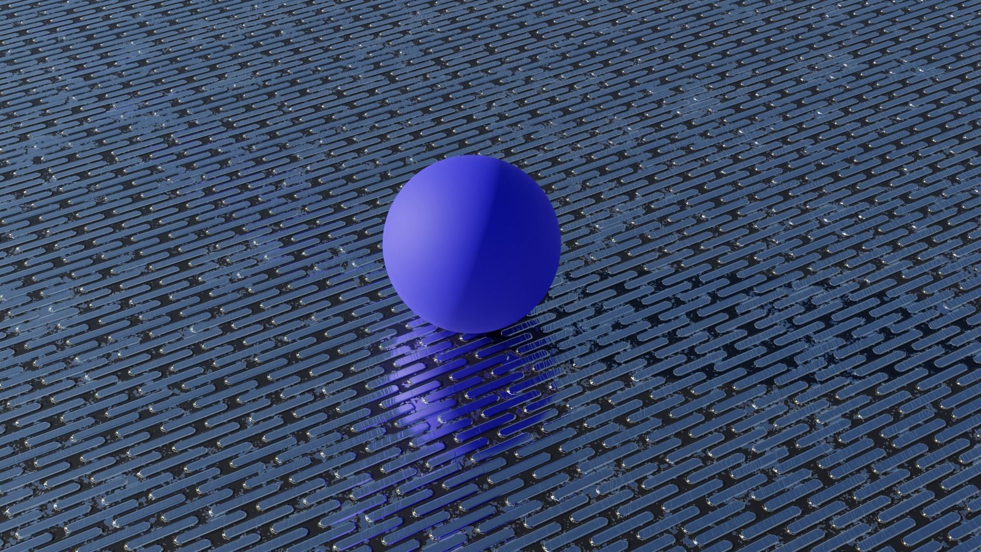 Metal Tiling Floor 3D model_3