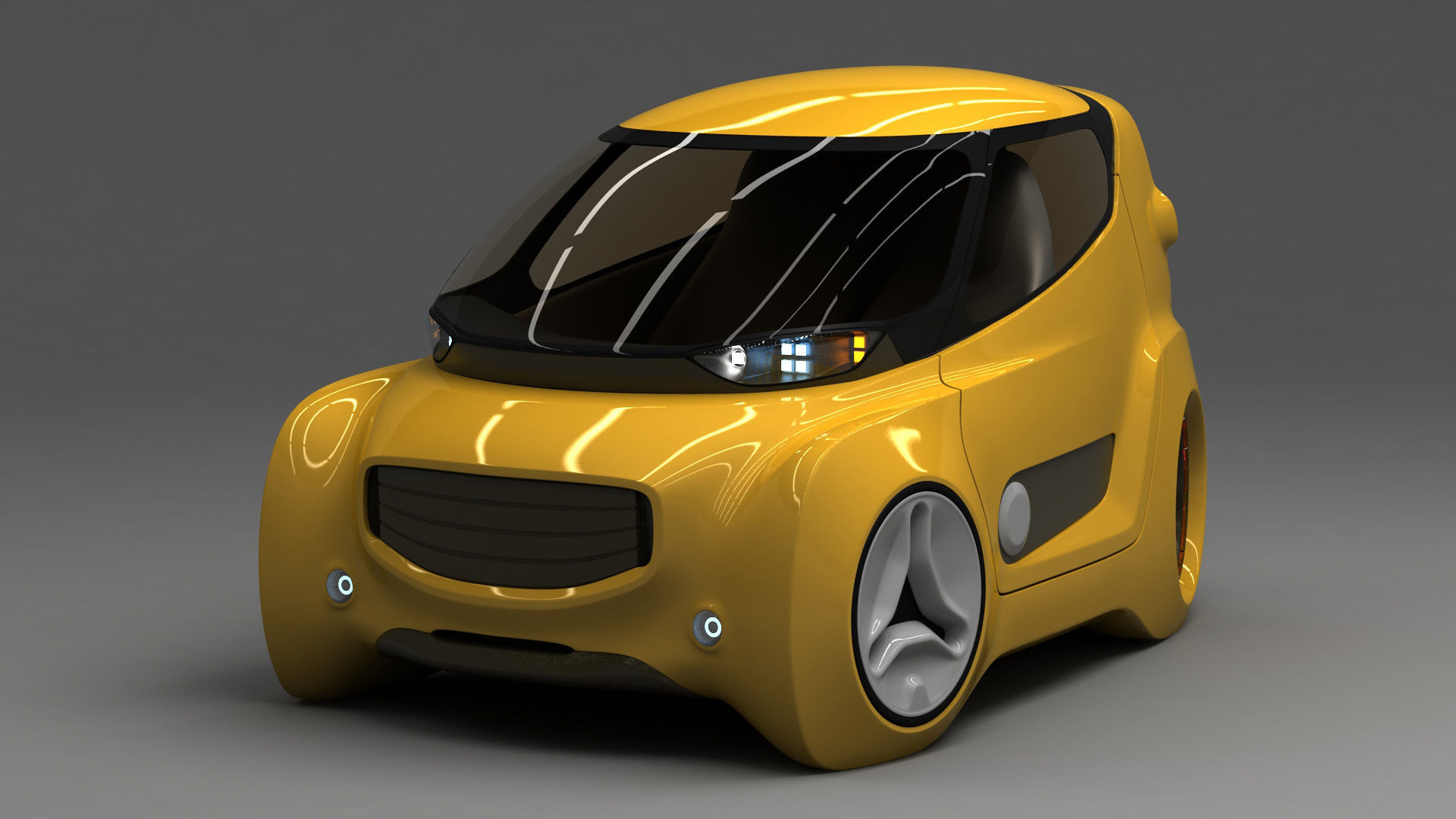 Kancil EV 5 v2 Trike Concept 2021 3D model_1