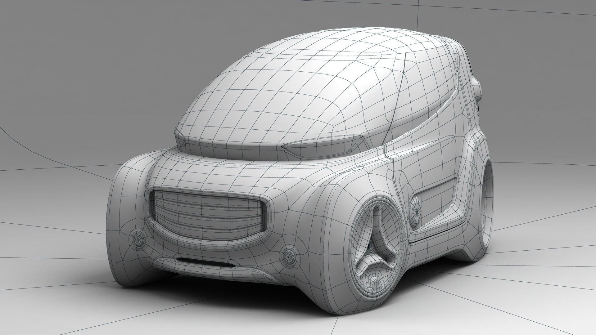 Kancil EV 5 v2 Trike Concept 2021 3D model_8