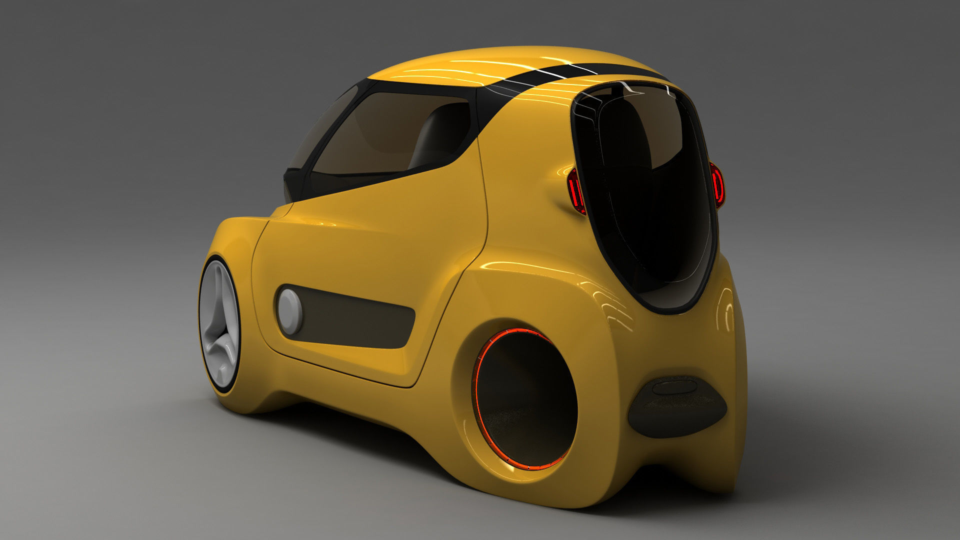 Kancil EV 5 v2 Trike Concept 2021 3D model_2