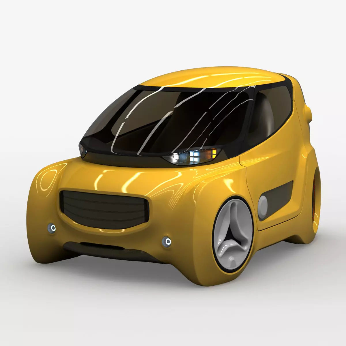 Kancil EV 5 v2 Trike Concept 2021 3D model_0