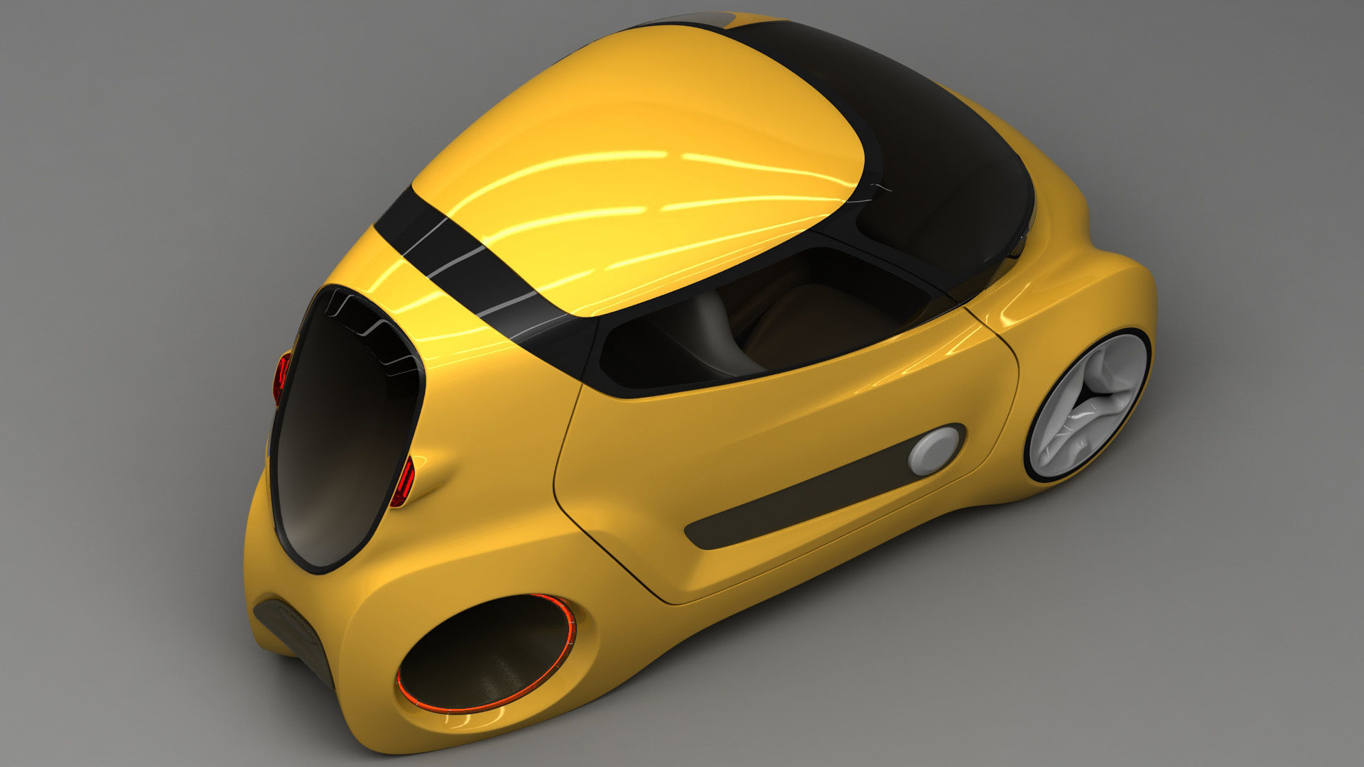 Kancil EV 5 v2 Trike Concept 2021 3D model_5