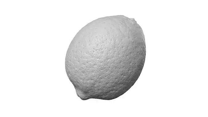 Lemon - Extreme Definition Scanned 3D model 2