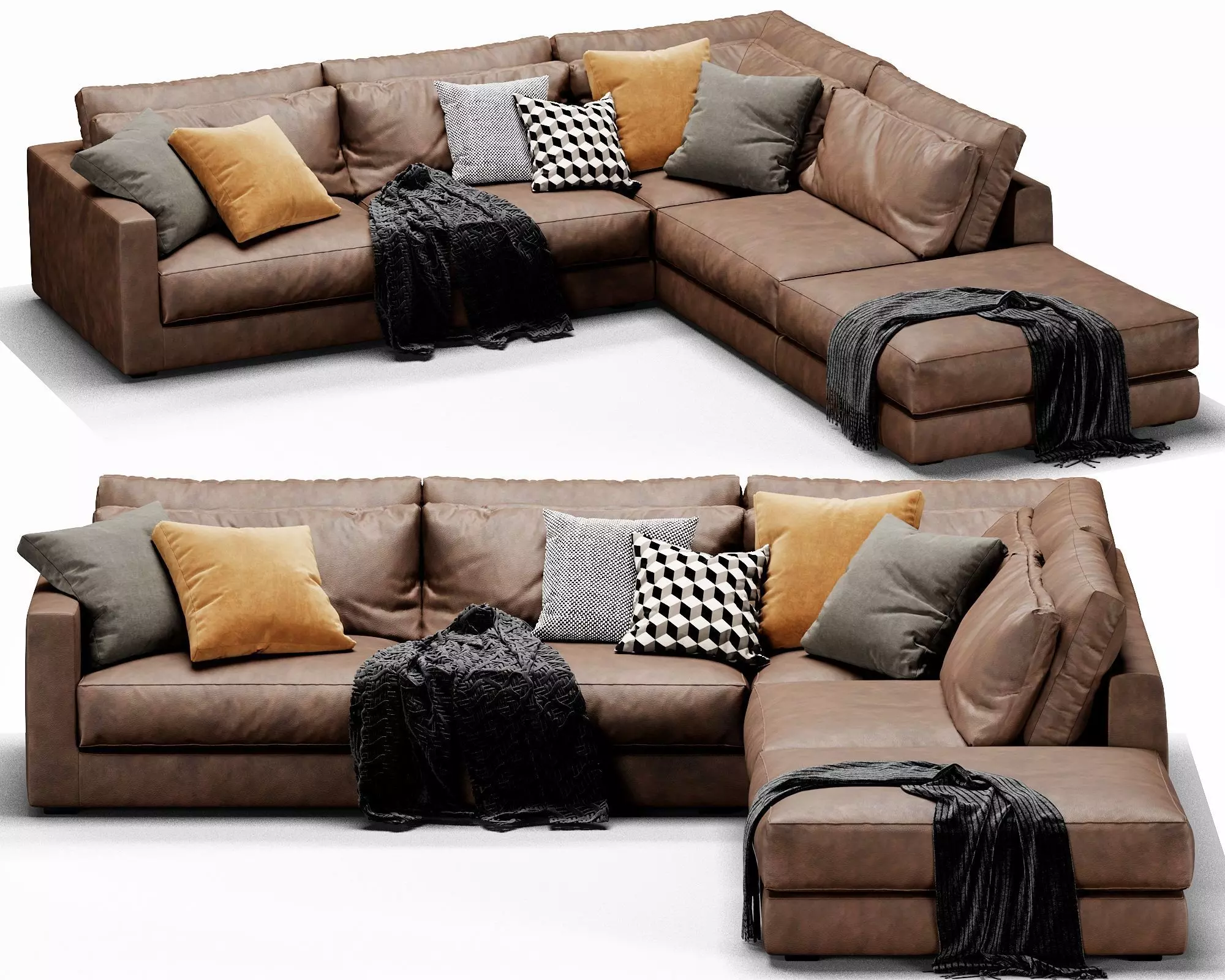 Linteloo Mauro Sectional 3D model_0