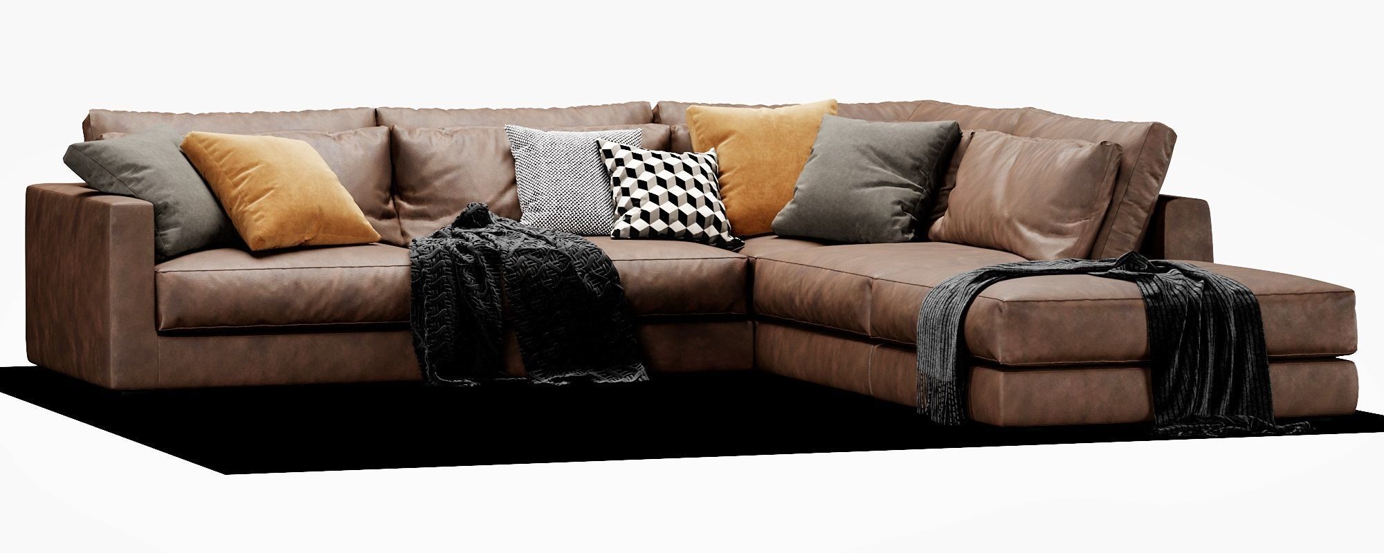 Linteloo Mauro Sectional 3D model_12