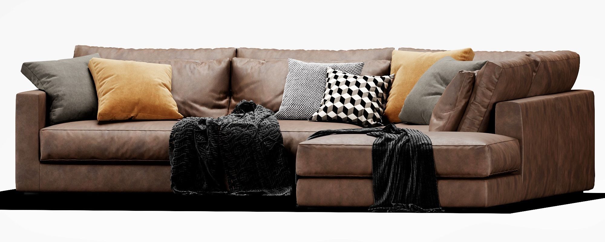 Linteloo Mauro Sectional 3D model_6