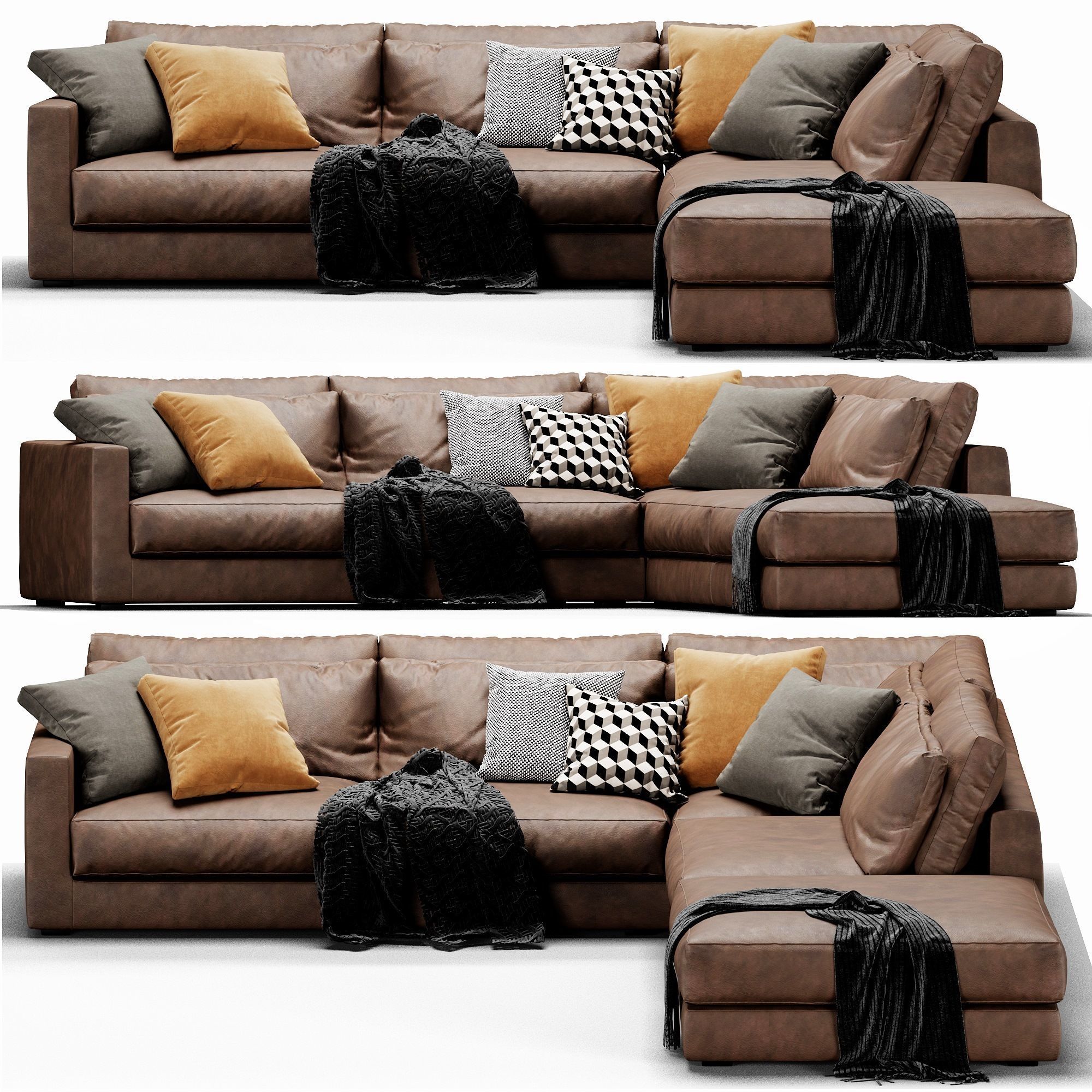 Linteloo Mauro Sectional 3D model_1