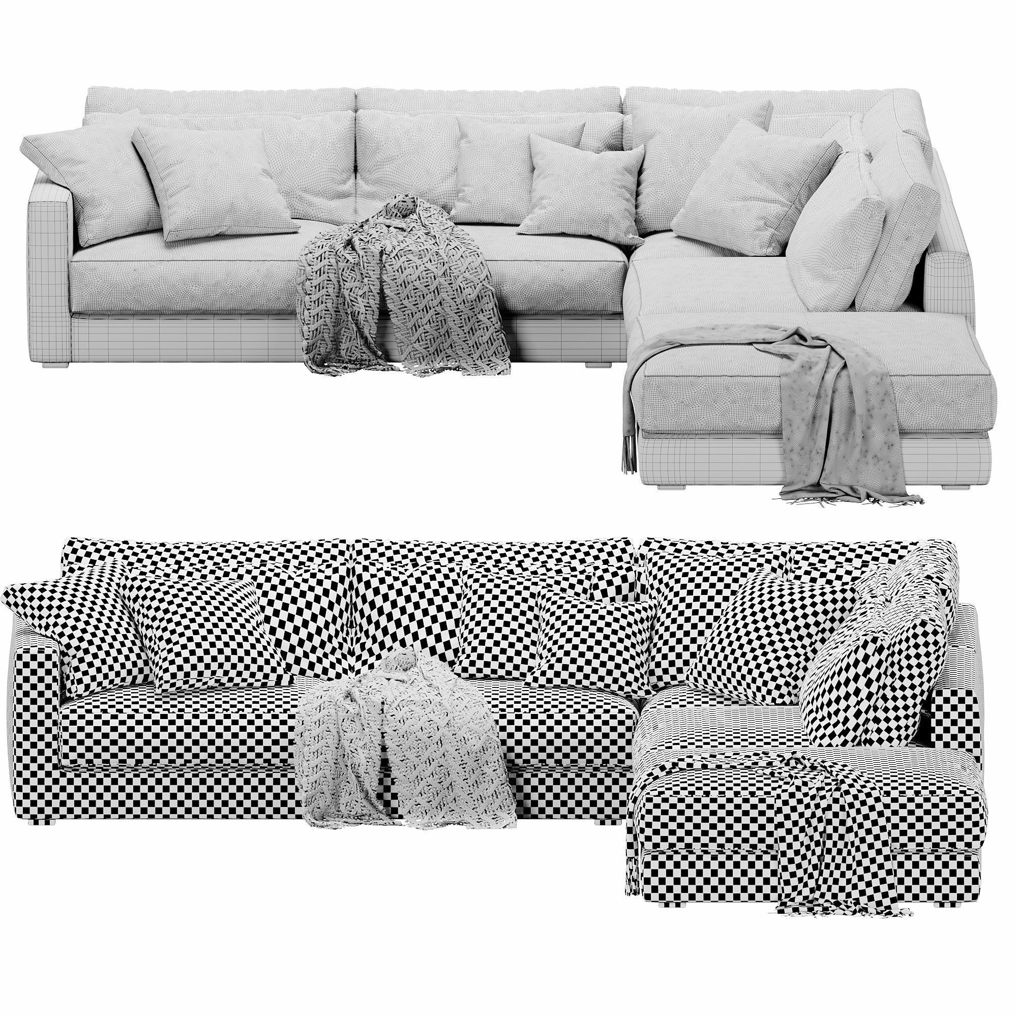 Linteloo Mauro Sectional 3D model_4