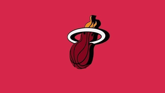Miami Heat Team Logo 3D model