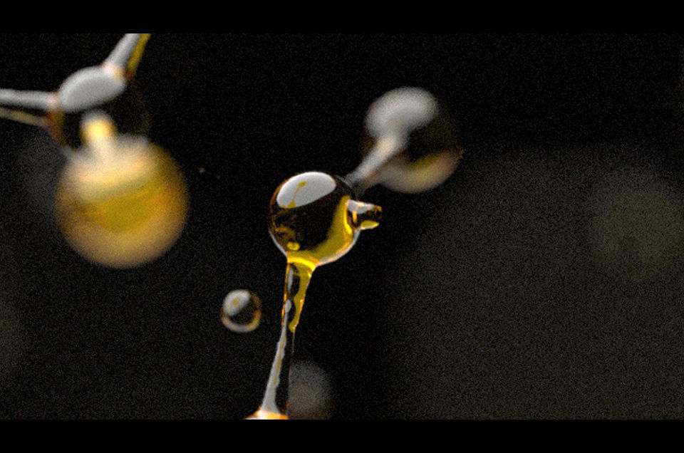 molecular Oil combined animation 3D model_2