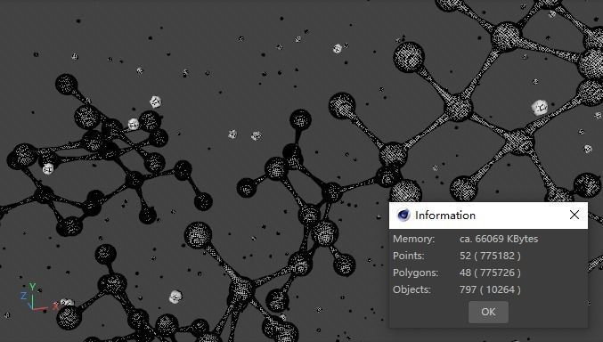 molecular Oil combined animation 3D model_5
