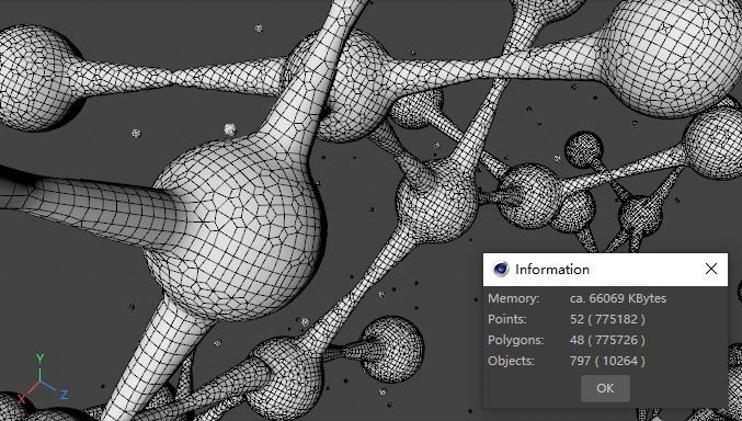 molecular Oil combined animation 3D model_4