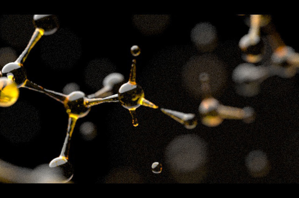 molecular Oil combined animation 3D model_3