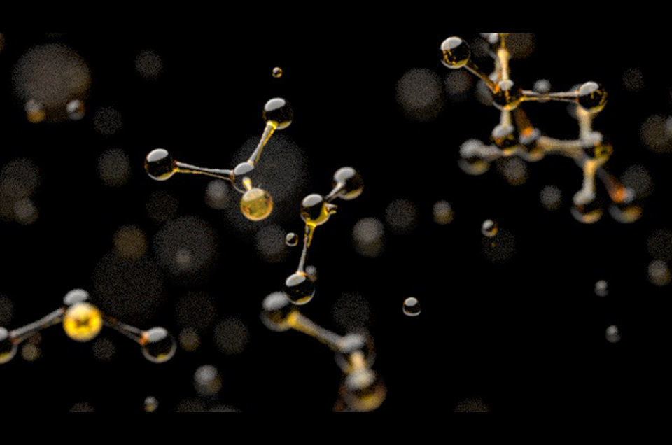 molecular Oil combined animation 3D model_1