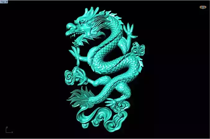 Dragon for jewelry - Dragon for ring - Dragon for pendant - N931