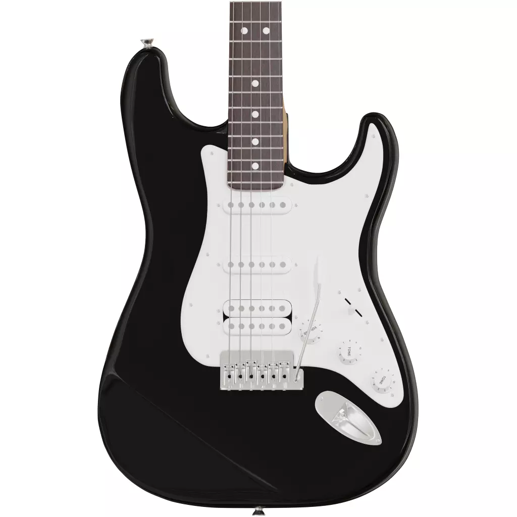 Electric Guitar Stratocaster 3D model