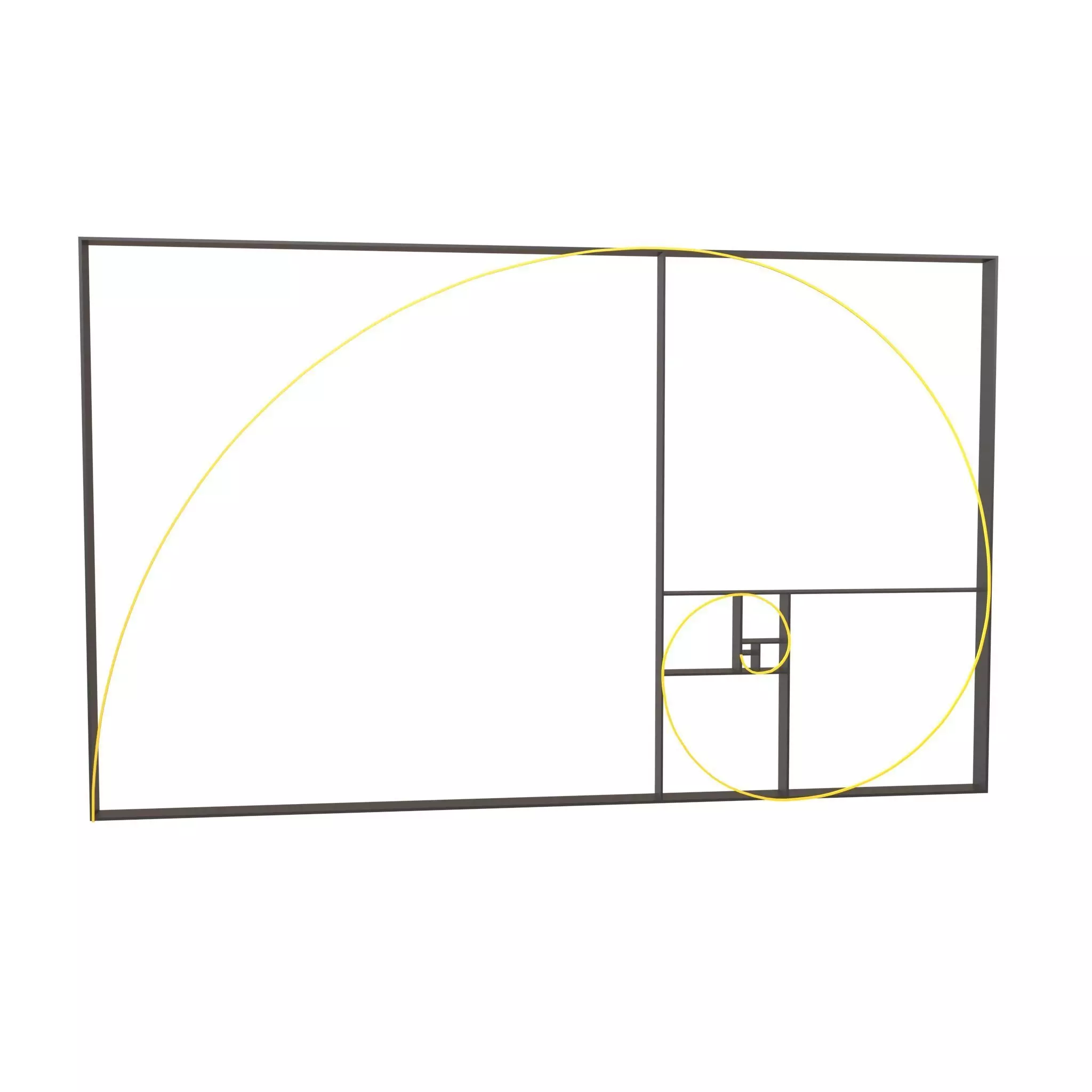 Golden Ratio v1 002 Low-poly 3D model_0