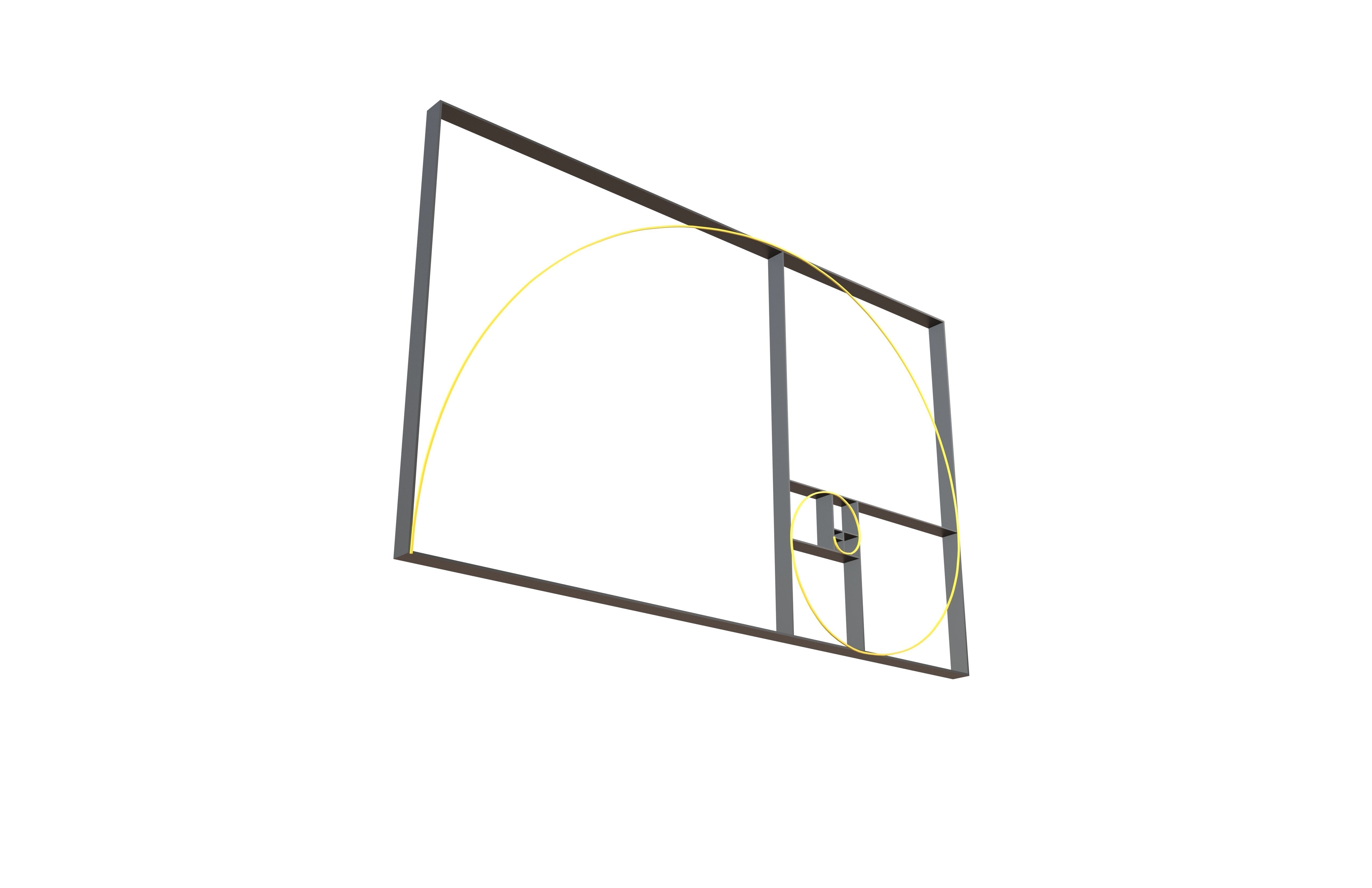 Golden Ratio v1 002 Low-poly 3D model_3