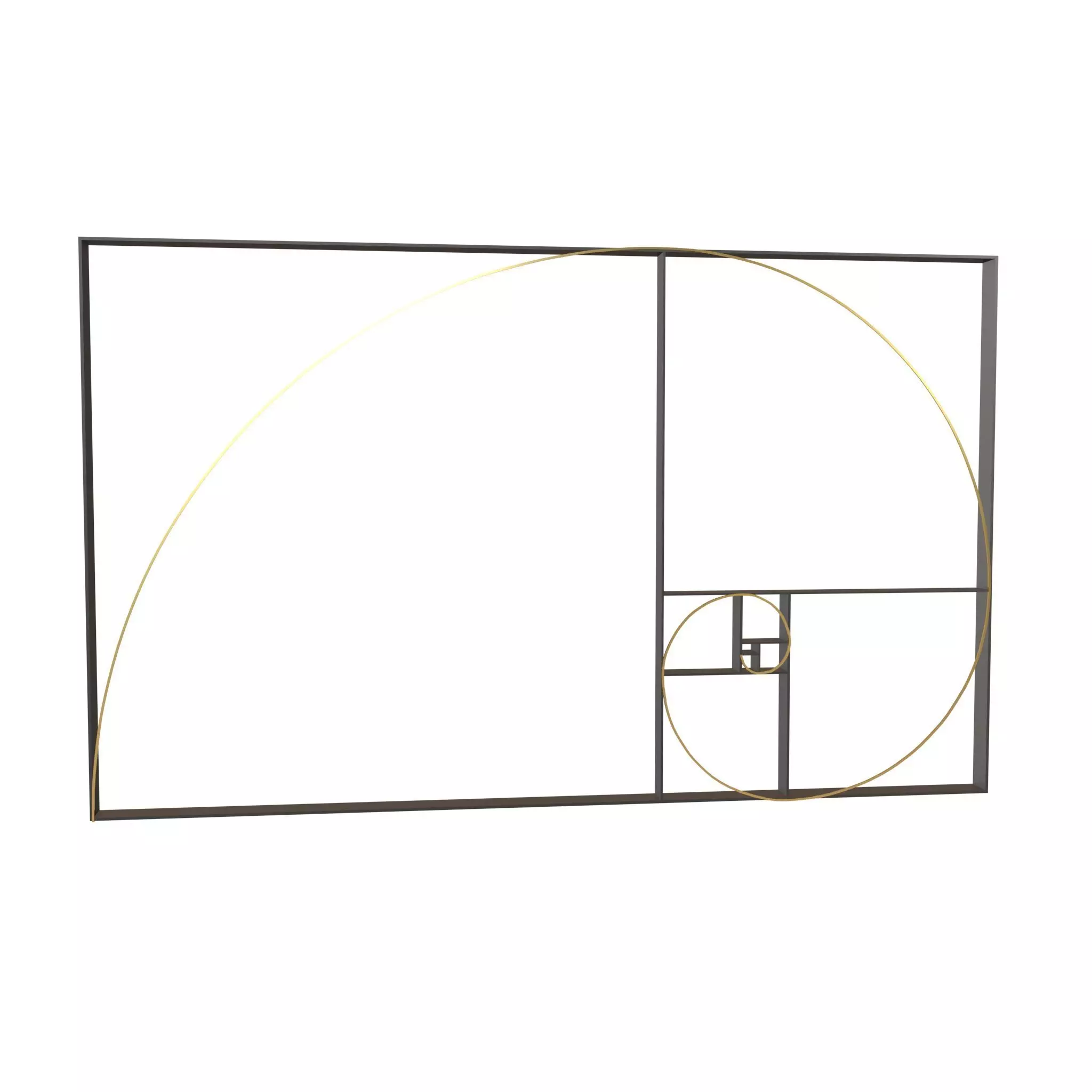 Golden Ratio v1 003 Low-poly 3D model_0