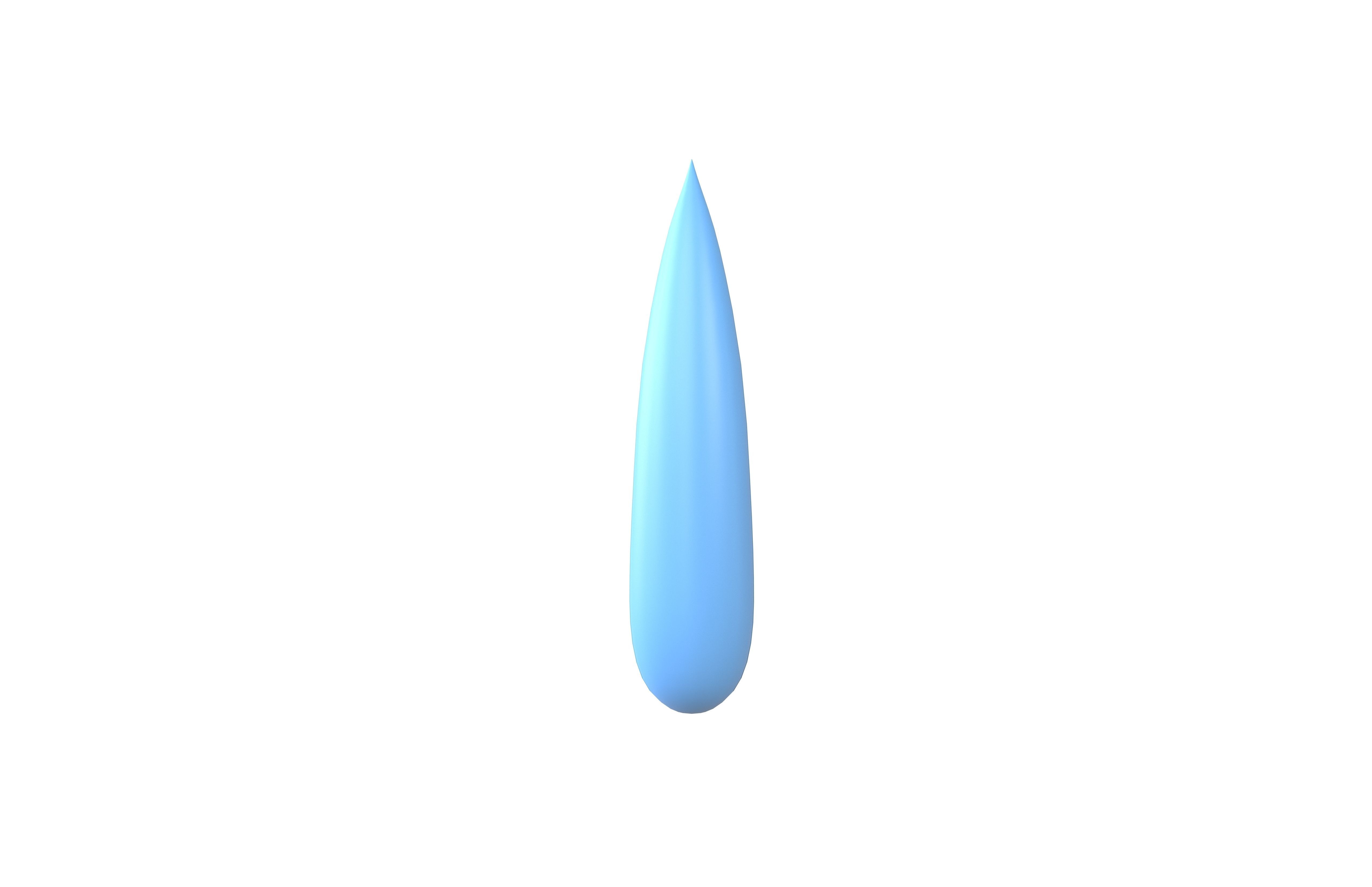 Water Drops v2 001 Low-poly 3D model_1