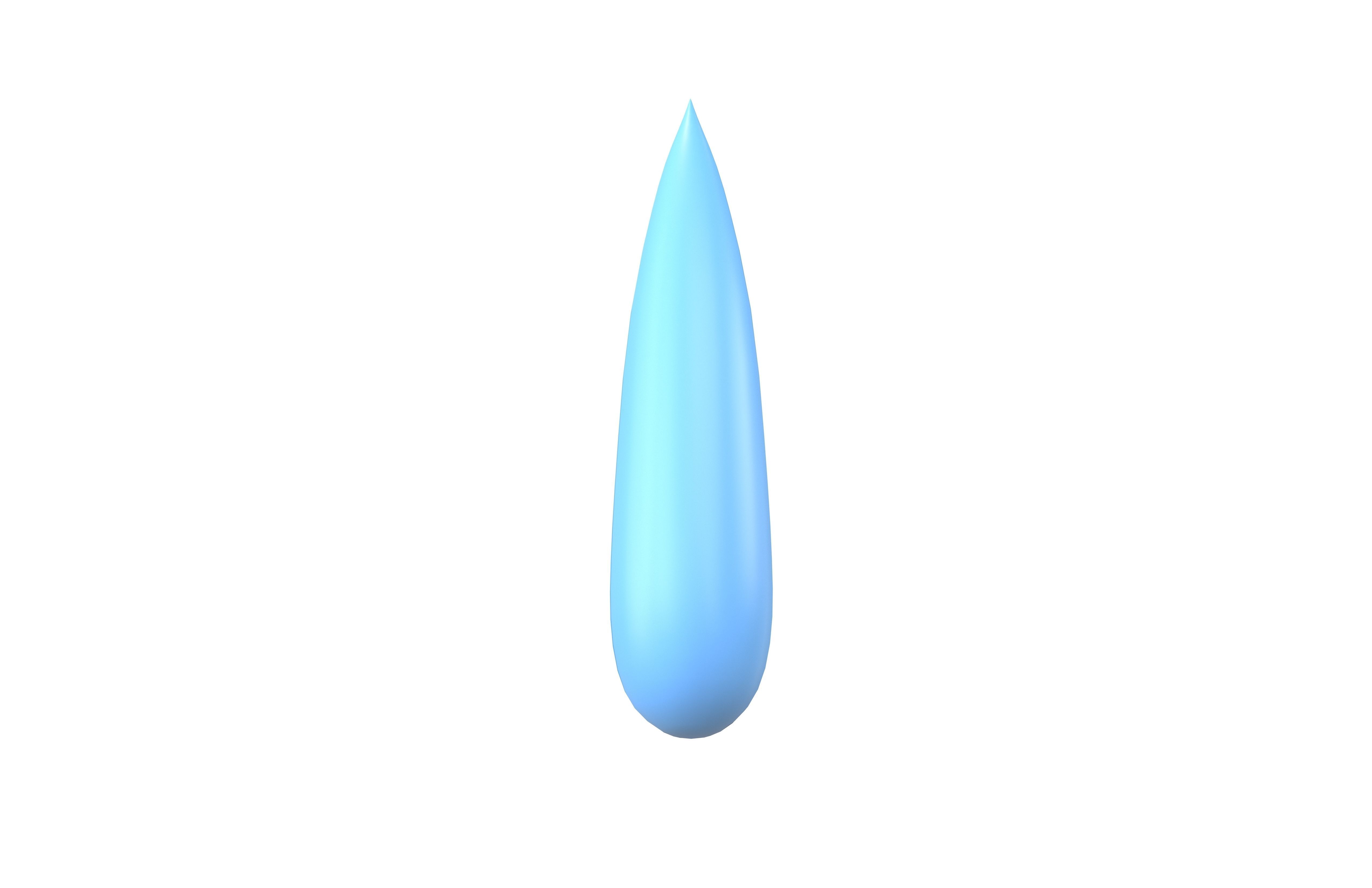 Water Drops v2 001 Low-poly 3D model_3