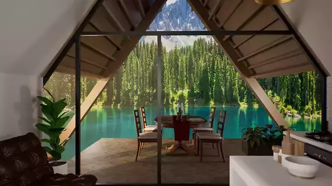 The Triangle House  3D model